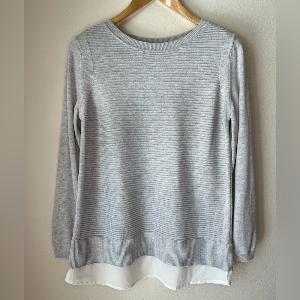 Hilary Radley Gray Sweater size L